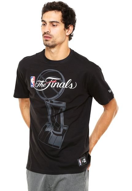 Camiseta New Era The Finals NBA Preta - Marca New Era