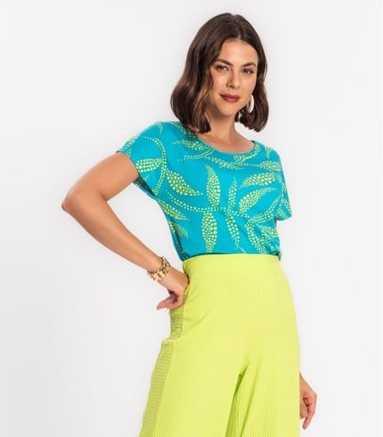 Blusa Feminina Em Viscose Rovitex Verde - Marca Rovitex