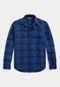 Camisa Polo Ralph Lauren Reta Xadrez Azul-Marinho - Marca Polo Ralph Lauren