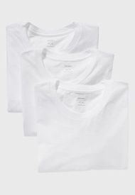 3-Pack Camisetas Cuello Redondo Blanco Old Navy