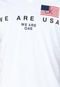 Camiseta Calvin Klein Usa Branca - Marca Calvin Klein Jeans
