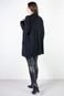 Cardigan feminino alongado tricot com bolso 81126 - Preto - Marca Enluaze