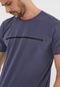 Camiseta Calvin Klein Jeans Logo Azul-Marinho - Marca Calvin Klein Jeans