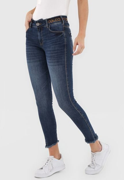Calça Jeans Colcci Skinny Cropped Cory Azul - Marca Colcci