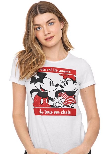 Blusa Cativa Disney Minnie e Mickey Vermelho - Marca Cativa Disney
