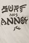 Camiseta Manga Curta Rusty Adult Surf Cinza/ Preto - Marca Rusty