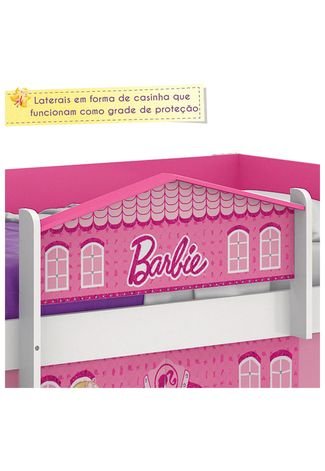 Cama Barbie Play com Escorregador Rosa Pura Magia - Compre Agora