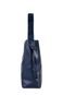 Bolsa sacola de ombro em couro croco Mara Azul - Marca Andrea Vinci