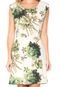 Vestido Queens Paris Floral Bege - Marca Queens Paris