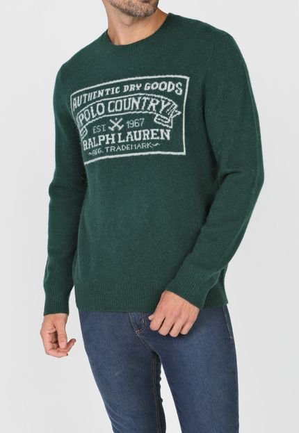 Suéter Polo Ralph Lauren Logo Verde - Marca Polo Ralph Lauren