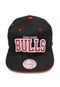 Boné Mitchell & Ness Reflect Arch HWC Chicago Bulls Preto - Marca Mitchell & Ness