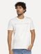 Camiseta Calvin Klein Jeans Masculina Sustainable Outline Sash Logo Off White - Marca Calvin Klein