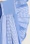 Vestido Infantil Cotton On Listrado Azul - Marca Cotton On