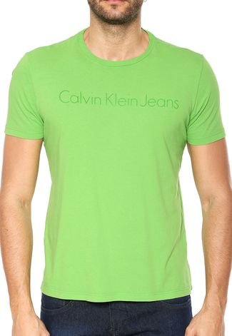 Camiseta Calvin Klein Jeans Comfort Verde