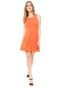 Vestido Colcci Slim Comfort Textura Laranja - Marca Colcci