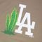 Camiseta New Era Regular Los Angeles Dodgers Marrom Claro - Marca New Era