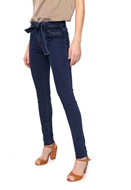 Calça Jeans GRIFLE COMPANY Skinny Faixa Azul-Marinho - Marca GRIFLE COMPANY