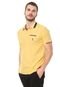 Camisa Polo Aleatory Reta Frisos Amarela/Preta - Marca Aleatory