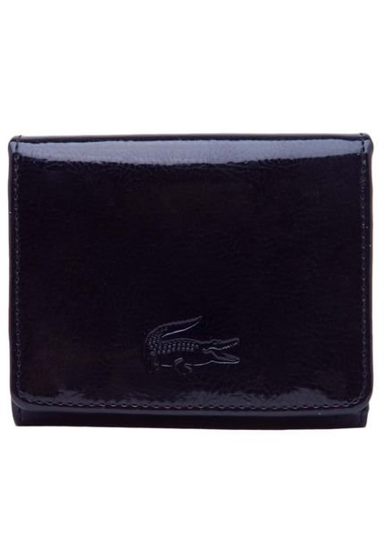 Carteira Lacoste Medium Trifold Wallet Preta - Marca Lacoste