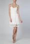 Vestido Transparência Renda Off-White - Marca Shop 126
