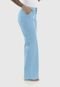 Calça Sarja Wide Leg Feminina Cintura Alta 7920 - Marca Macaw