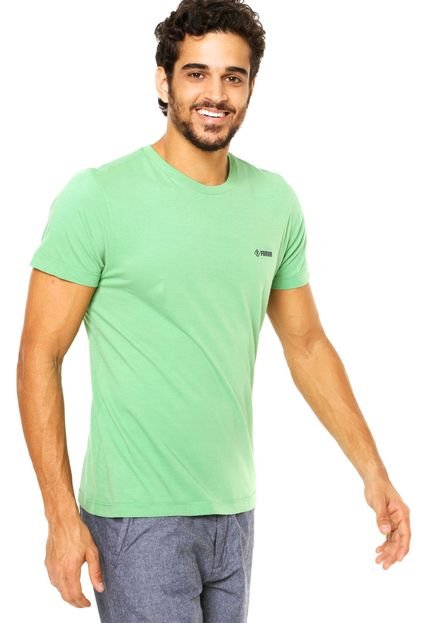 Camiseta Forum Detalhe Verde - Marca Forum