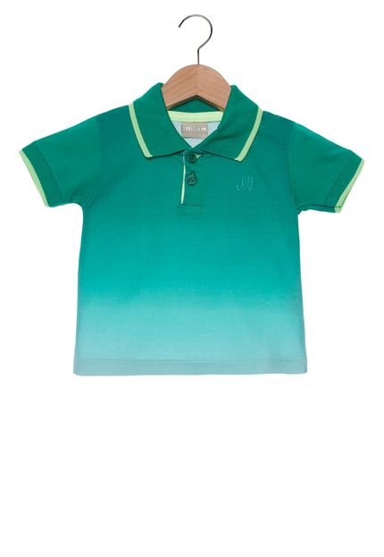 Camisa Polo Milon Ombré Verde - Marca Milon