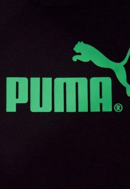 Camiseta Stily Infantil Preto - Marca Puma