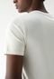 Camiseta GAP Slim Logo Off-White - Marca GAP