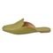 Sapato Mule Feminino Donatella Shoes Clássico Oxford Bico Quadrado Verde Safari - Marca Donatella Shoes