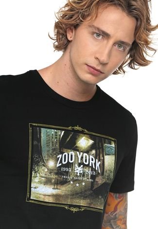 Camiseta Zoo York Spot Check Preta