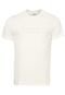 Camiseta Lacoste Lettering Off-White - Marca Lacoste