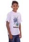 Camiseta HD Juvenil Watercolor Flow Branca - Marca HD Hawaiian Dreams