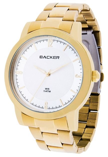 Relógio Backer 3547145M Dourado - Marca Backer