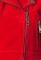 Jaqueta Ellus Suede Leather Perfecto Vermelha - Marca Ellus