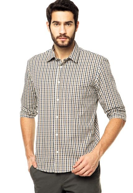 Camisa Luigi Bertolli Bege - Marca Luigi Bertolli