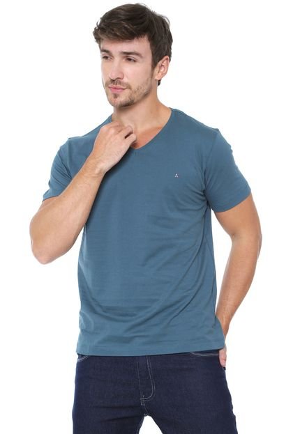 Camiseta Aramis Básica Azul - Marca Aramis