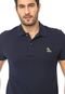 Camisa Polo Lacoste Reta Logo Azul-marinho - Marca Lacoste