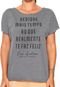 Camiseta Colcci Fitness Lettering Cinza - Marca Colcci Fitness