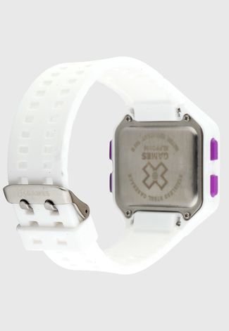 Relógio X-Games XLPPD036 BXBX Branco/Roxo