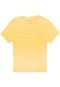 Camiseta Aleatory Menino Lisa Amarela - Marca Aleatory