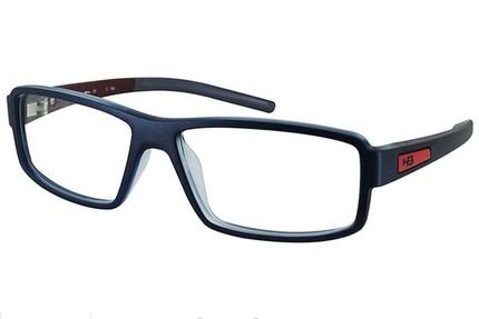 Óculos de Grau HB Polytech Teen 93122/54 Azul Fosco/Bordo - Marca HB