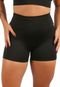 Short Curto Suplex Golden Fitness Academia Bermuda Cintura Alta Preto - Marca Golden Modas