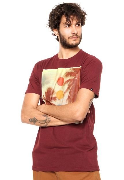 Camiseta Reef Baloonday Vinho - Marca Reef