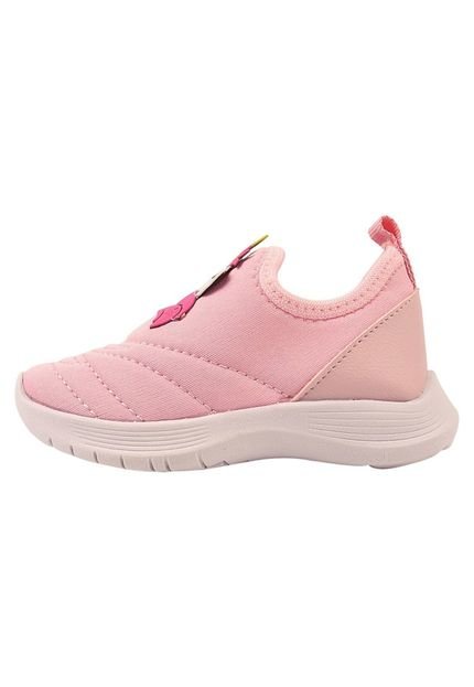 Tenis Infantil Feminino Calce Facil Unicornio Rosa - Marca Uzze Sapatos