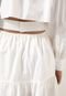 Vestido Chemise Cruise Midi Alfaiataria Branco - Marca Cruise