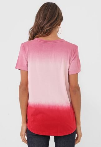 Camiseta Colcci Tie Dye Vermelha - Compre Agora