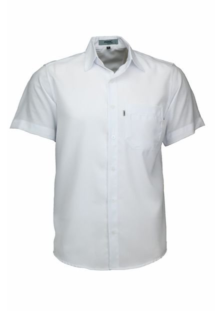Camisa Manga Curta Amil Modelo Tradicional Com bolso 440 Branco - Marca Amil