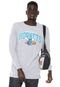 Camiseta Mitchell & Ness Charlotte Hornets Cinza - Marca Mitchell & Ness