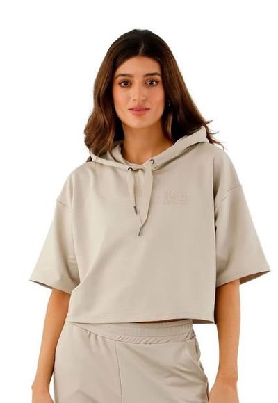 Sweater Cropped Beige Para Mujer Aly Mercedes Campuzano Compra